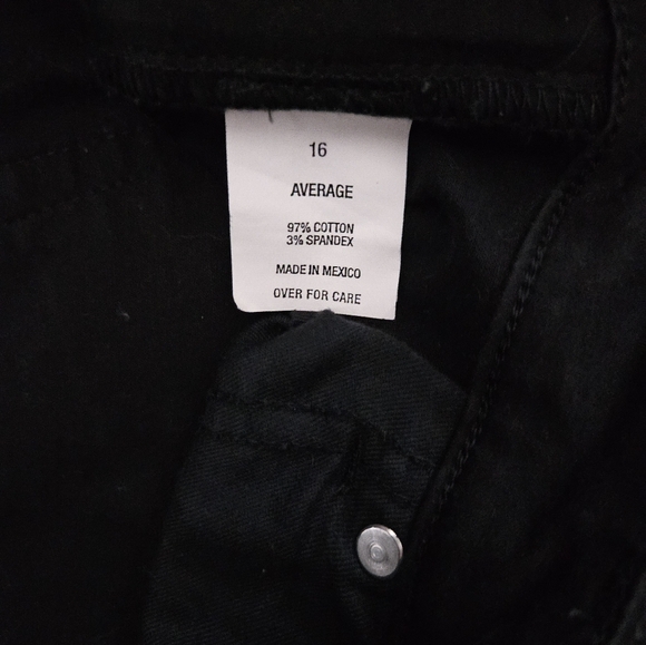 NWOT - Venezia Black Stretch Jeans - Size 16 Average - Picture 8 of 11